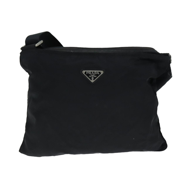 PRADA Shoulder Bag Nylon Black Auth 75019 - Picture 13 of 16